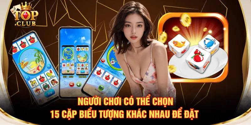 Người chơi có thể chọn 15 cặp biểu tượng khác nhau để đặt